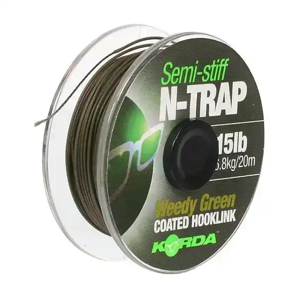 N-Trap Semi Stiff 20 lb, - Weedy Green