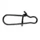 Matt Black Easy Snap Maat: 4 (18 st)
