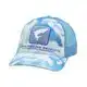 Tarpon Icon Trucker Hat Cloud Camo Blue