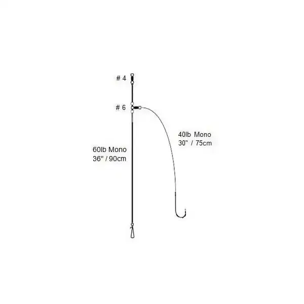 Distance Clip Down Rig Haak: 1/0