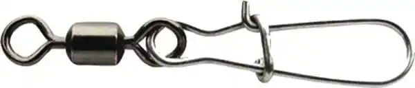Black Rolling Swivel + Fastlock Snap Maat: 2