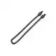 Black Stainless Chunky Chain - Plastic End 12 inch