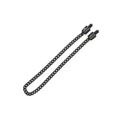 Black Stainless Chunky Chain - Plastic End 12 inch