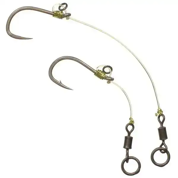 Ready Tied Chod Rigs - Barbed Maat: 4 - Long