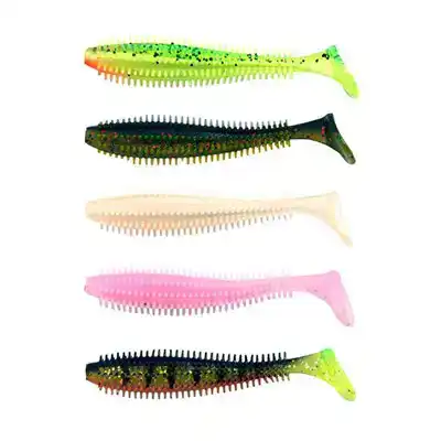 Spikey Shad 12 cm - UV Hot Olive