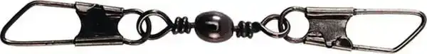Double Safety Snap + Barrel Swivel Maat: 12