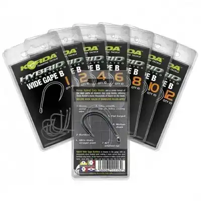 Wide Gape B Maat: 6 - Barbless