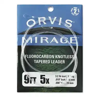 Mirage Fluorocarbon Knotless Tapered Leader 6 X - 0,13 - 0,43 mm