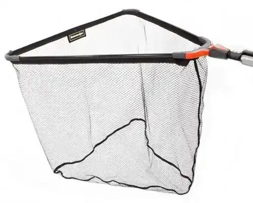 Smooth Folding Rubber Landingnet 70 x 60 cm - Steel: 85 tot 160 cm