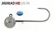 Round Jighead Heavy Duty Haak: 8/0 - 10 gram