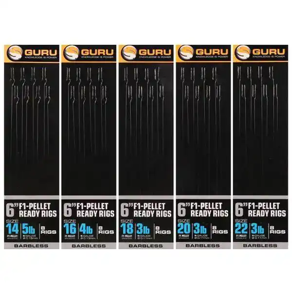 F1 Pellet - Ready Rigs Haak: 22 - 0,11 mm - 6''
