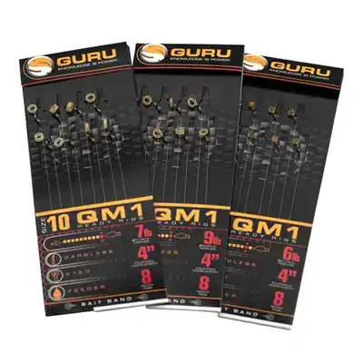 QM1 Bait Band Rigs Haak: 10 - 0,22 mm - 15''