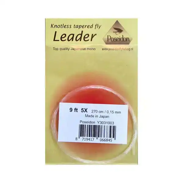 Knotless Tapered Fly Leader 3 X - 0,20 mm - 7,5 ft / 230 cm