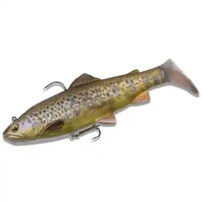 4D Trout Rattle Shad 17 cm - Dark Brown Trout
