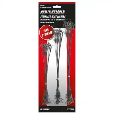 Power Catcher Wire Leader Assortiment 12 kg - 15 / 20 / 30 cm
