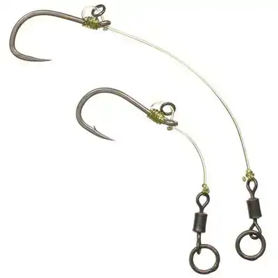 Ready Tied Chod Rigs - Barbed Maat: 10 - Long