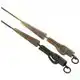 Kable Leadcore Leaders - Lead Clip Gravel Brown