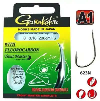 Trout Master Fluorocarbon 623 N # 6 - 0,18 mm - 100 cm
