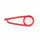 Hackle Pliers Perfect 5,5 cm - Rood