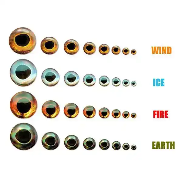 Living Eyes 10 mm - Fire