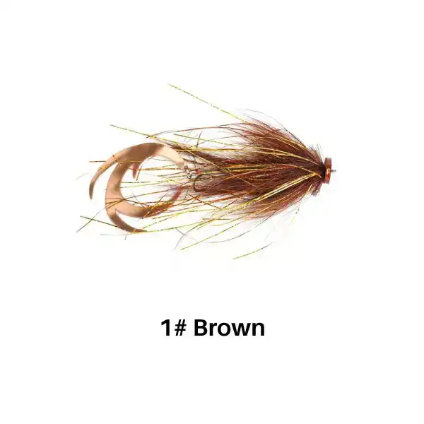 Waterpushing Pike Flies 5# - White