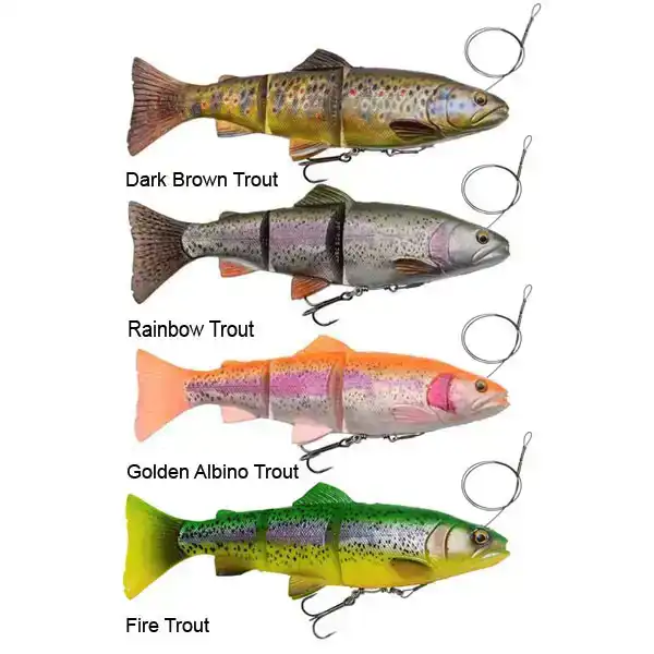 4D Line Thru Trout 25 cm - Moderate Sink - Dark Brown Trout