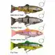 4D Line Thru Trout 25 cm - Moderate Sink - Dark Brown Trout