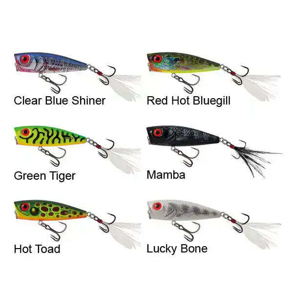 Rattlin' Pop Clear Blue Shiner