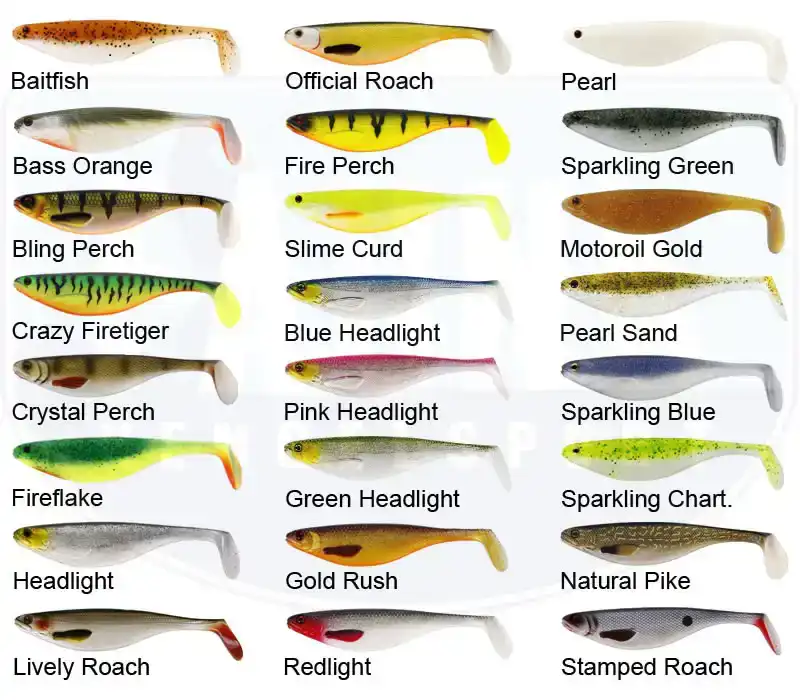 Shad Teez 9 cm - Crystal Perch