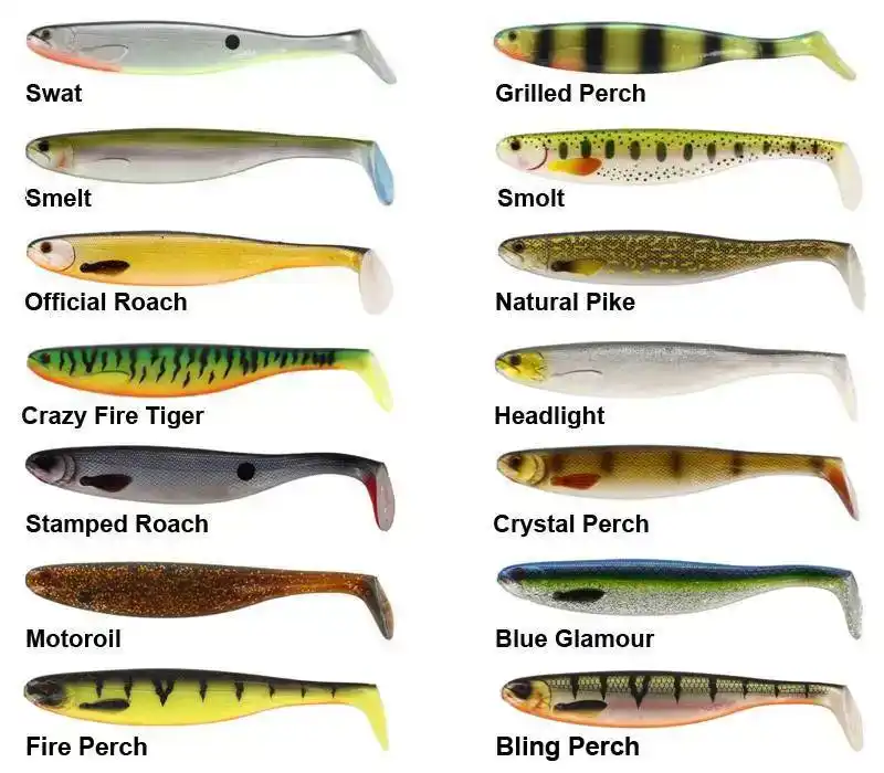 Shad Teez - 22 / 27 cm 27 cm - Crystal Perch