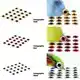3D Epoxy Eyes Holo 3 mm - metalic Silver