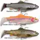 4D Trout Rattle Shad 17 cm - Dark Brown Trout