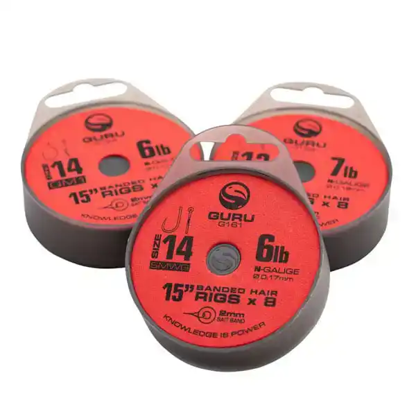 QM1 Bait Band Rigs Haak: 14 - 0,17 mm - 4''
