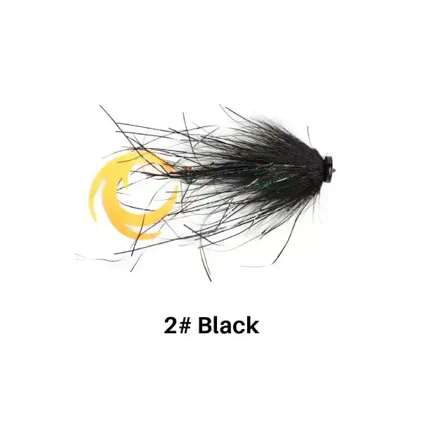 Waterpushing Pike Flies 5# - White