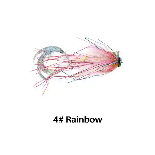 Waterpushing Pike Flies 5# - White