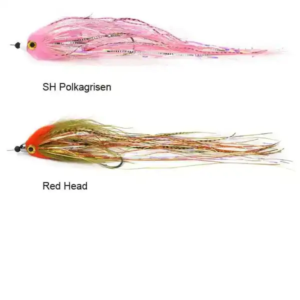 Dobb Daddy Spin Fly - Hook SH Polkagrisen