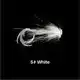 Waterpushing Pike Flies 5# - White